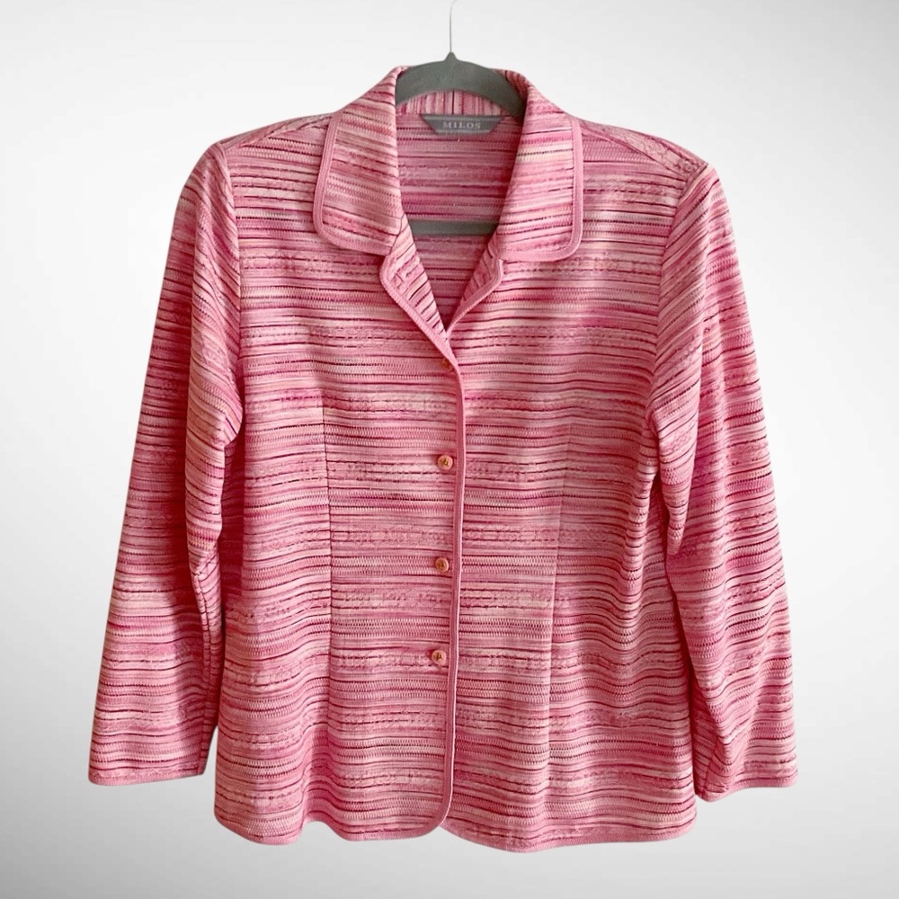 Milos Single-Breasted Buttonfront Collared Jacket… - image 5